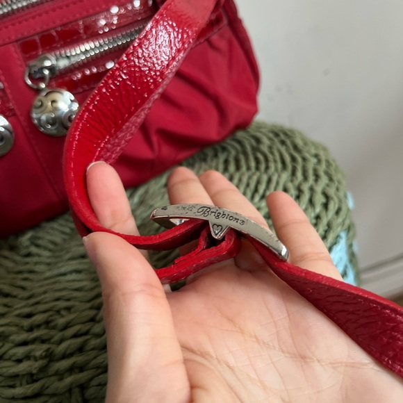 Brighton VTG Red Crossbody Nylon Bag - Picture 5 of 16